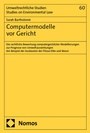 Cover: Computermodelle vor Gericht - Nomos