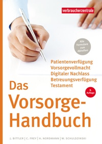 Bild vergrößern Bild: Das Vorsorge-Handbuch - Verbraucher-Zentrale NRW