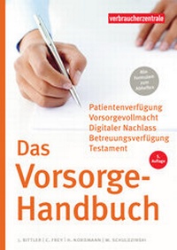 Abbildung von: Das Vorsorge-Handbuch - Verbraucher-Zentrale NRW