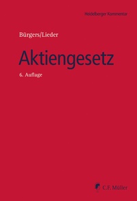 Abbildung von: Aktiengesetz - C.F. Müller