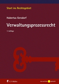 Abbildung von: Verwaltungsprozessrecht - C.F. Müller