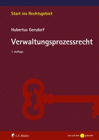 Abbildung von: Verwaltungsprozessrecht - C.F. Müller