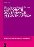 Cover: Corporate Governance in South Africa - De Gruyter