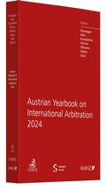 Cover: Austrian Yearbook on International Arbitration 2024 - C.H.BECK