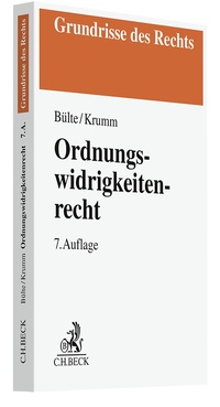 Abbildung von: Ordnungswidrigkeitenrecht - C.H.BECK