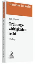 Cover: Ordnungswidrigkeitenrecht - C.H.BECK