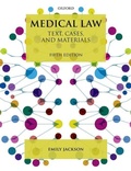 Cover: Medical Law - Oxford University Press