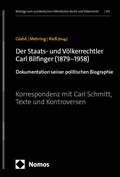 Cover: Der Staats- und V&ouml;lkerrechtler Carl Bilfinger (1879-1958) - Nomos