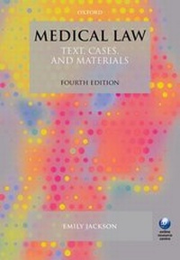 Abbildung von: Medical Law - Oxford University Press
