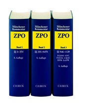 Abbildung von: Münchener Kommentar zur Zivilprozessordnung - Gesamtwerk - C.H.BECK