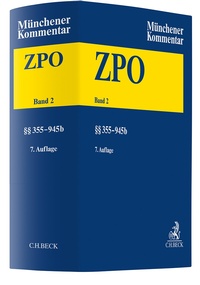 Bild vergrößern Bild: Münchener Kommentar zur Zivilprozessordnung: ZPO - Band 2 - C.H.BECK