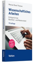 Cover: Wissenschaftliches Arbeiten - Vahlen