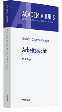 Abbildung von: Arbeitsrecht - Vahlen