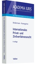 Cover: Internationales Privat- und Zivilverfahrensrecht - Vahlen