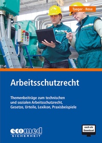 Enlarge image Cover: Arbeitsschutzrecht - ecomed Storck