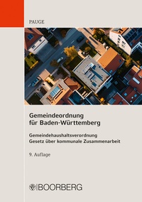 Abbildung von: Gemeindeordnung für Baden-Württemberg - Boorberg