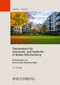 Abbildung von: Taschenbuch für Gemeinde- und Stadträte in Baden-Württemberg - Boorberg