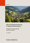 Cover: Die Ortschaftsverfassung in Baden-W&uuml;rttemberg - Boorberg