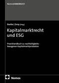 Cover: Kapitalmarktrecht und ESG - Nomos