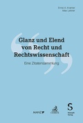 Cover: Glanz und Elend von Recht und Rechtswissenschaft - C.H.BECK