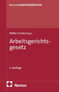 Abbildung von: Arbeitsgerichtsgesetz - Nomos