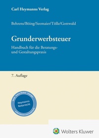 Abbildung von: Grunderwerbsteuer - Carl Heymanns Verlag