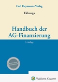 Cover: Handbuch der AG-Finanzierung - Carl Heymanns Verlag