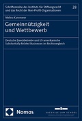 Cover: Gemeinn&uuml;tzigkeit und Wettbewerb - Nomos