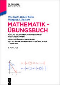 Enlarge image Cover: Mathematik - Übungsbuch - Oldenbourg Wissenschaftsverlag