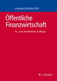 Abbildung von: Öffentliche Finanzwirtschaft - R. v. Decker