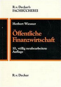 Bild vergrößern Bild: Öffentliche Finanzwirtschaft - R. v. Decker