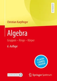 Abbildung von: Algebra - Springer Spektrum