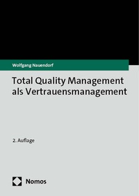 Abbildung von: Total Quality Management als Vertrauensmanagement - Nomos