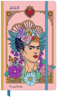 Bild: DUMONT - Frida Kahlo 2025 Wochen-Notizkalender, 13x21cm, Taschen-Kalender mit Verschlussband & Falttasche, mit vielen nützlichen Sonderseiten - DuMont Buchverlag