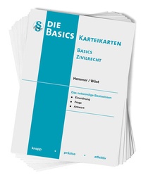Abbildung von: Karteikarten Basics Zivilrecht - Hemmer-Wüst