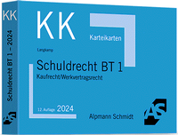 Abbildung von: Karteikarten Schuldrecht BT 1 - Alpmann Schmidt