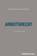 Cover: Arbeitsrecht - Kohlhammer