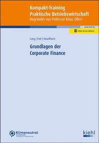 Abbildung von: Grundlagen der Corporate Finance - Kiehl