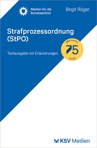 Abbildung von: Strafprozessordnung (StPO) - Kommunal- und Schul-Verlag