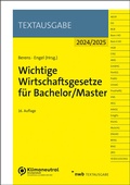 Cover: Wichtige Wirtschaftsgesetze f&uuml;r Bachelor/Master - NWB