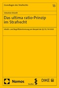 Cover: Das ultima ratio-Prinzip im Strafrecht - Nomos