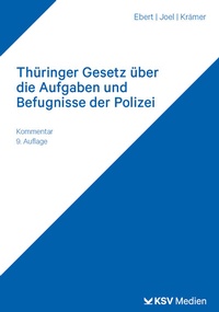 Abbildung von: Thüringer Gesetz über die Aufgaben und Befugnisse der Polizei - Kommunal- und Schul-Verlag