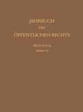 Abbildung von: Jahrbuch des öffentlichen Rechts der Gegenwart. Neue Folge - Band 72 - Mohr Siebeck