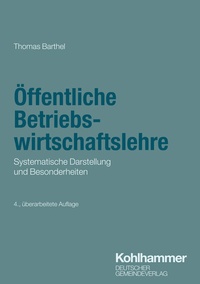 Abbildung von: Öffentliche Betriebswirtschaftslehre - Deutscher Gemeindeverlag