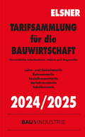 Cover: Tarifsammlung f&uuml;r die Bauwirtschaft 2024/2025 - Otto Elsner Verlag