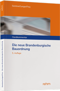 Cover: Die neue Brandenburgische Bauordnung - Rehm