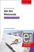 Cover: ABC des Mietrechts - Walhalla