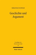 Cover: Geschichte und Argument - Mohr Siebeck