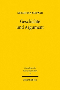 Abbildung von: Geschichte und Argument - Mohr Siebeck