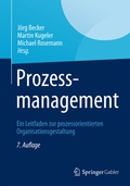 Cover: Prozessmanagement - Springer Gabler